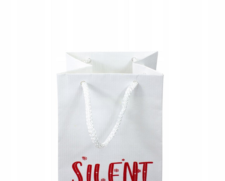 Torba papierowa na wino 11x9x40cm SILENT NIGHT