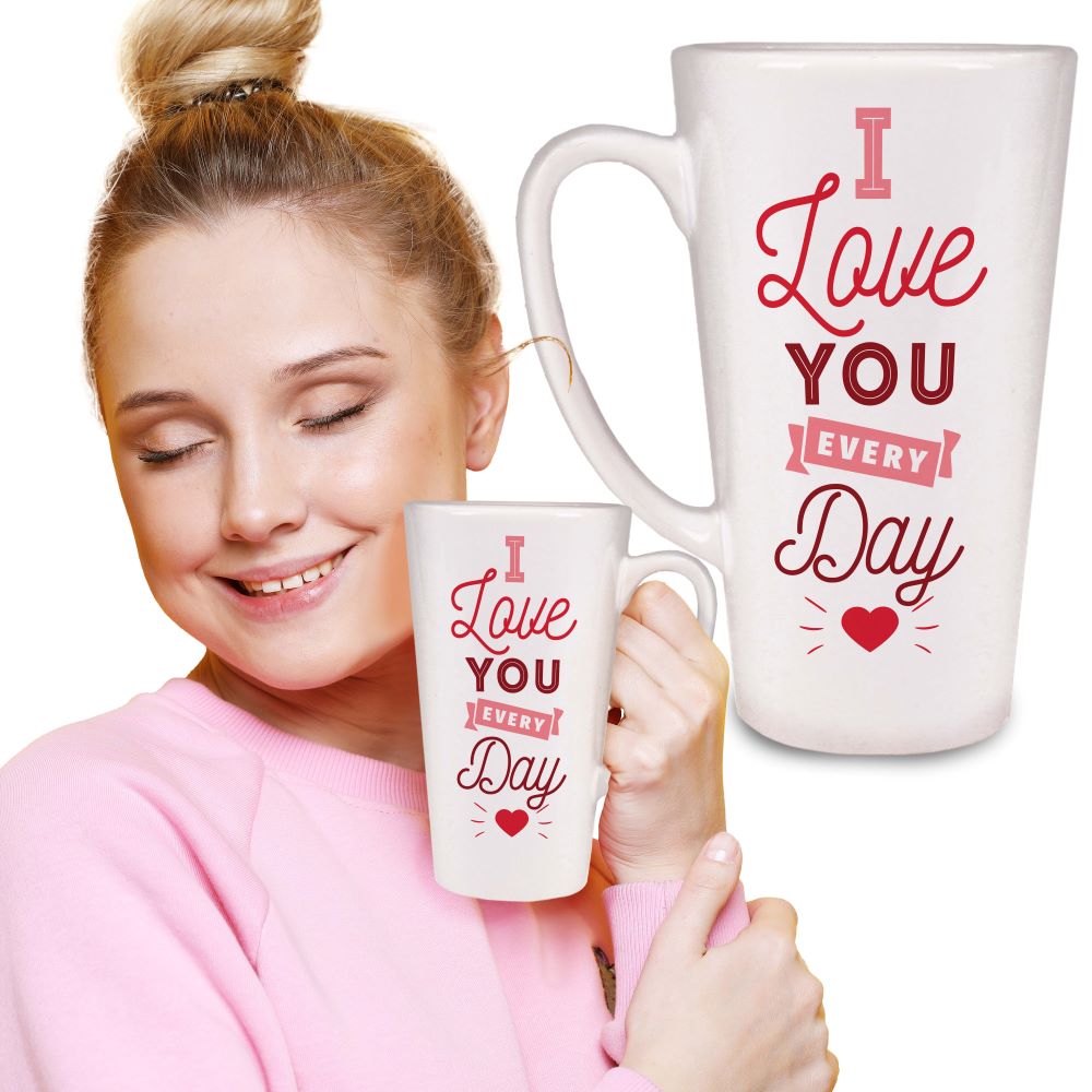 Kubek Latte Walentynki - I LOVE YOU EVERY DAY