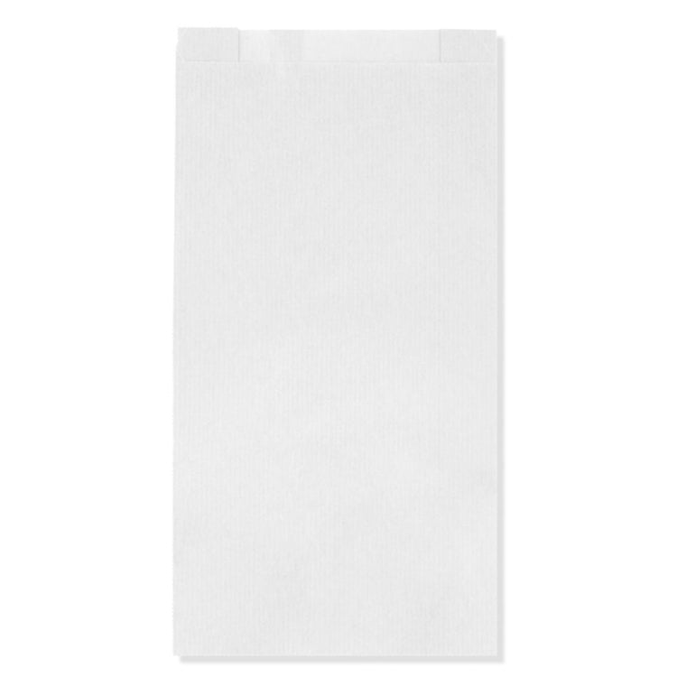 Torba papierowa fałdowa - BIAŁA - 120x210mm 1000 szt.