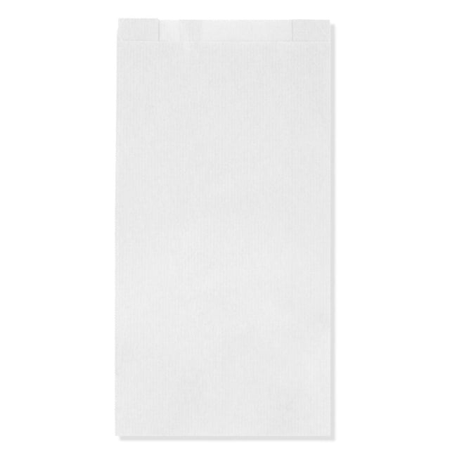 Torba papierowa fałdowa - BIAŁA - 120x210mm 1000 szt.