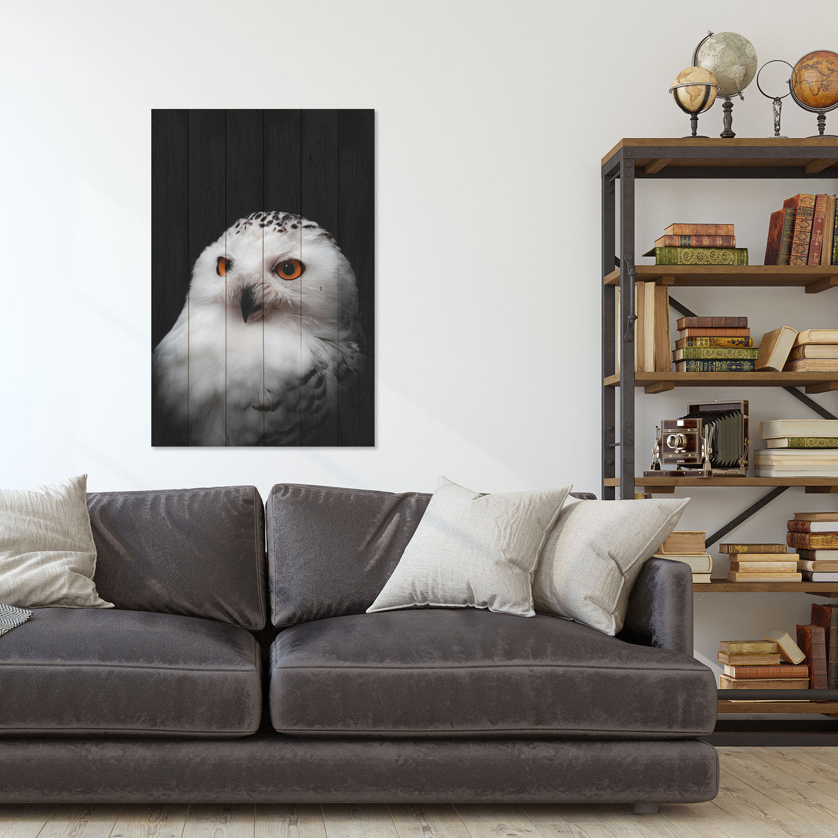 Obraz na drewnie Portret sowy - Owl Portrait