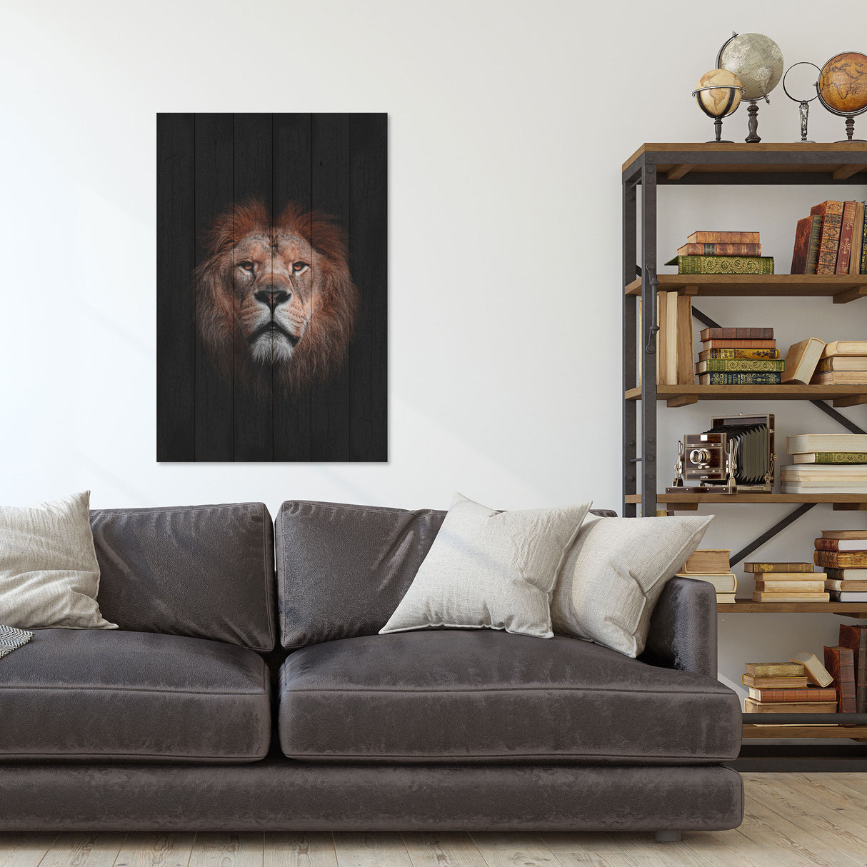 Obraz na drewnie Portret Lwa - Portrait of a Lion